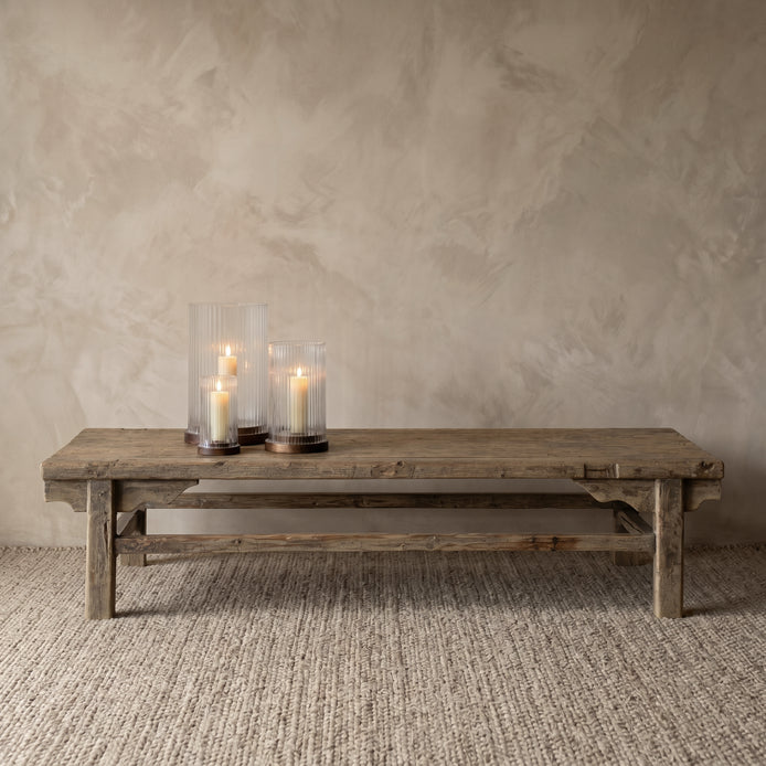 Atelier Real Antique Aged Wood Coffee Table