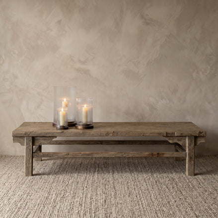 Atelier Real Antique Aged Wood Coffee Table