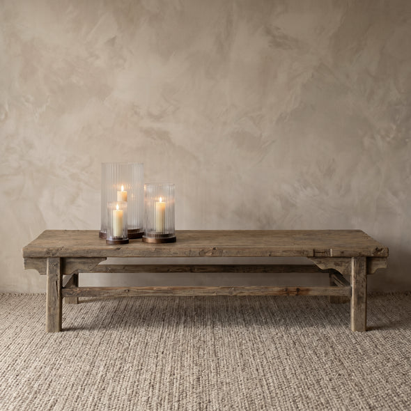 Atelier Real Antique Aged Wood Coffee Table