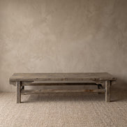 Atelier Real Antique Aged Wood Coffee Table