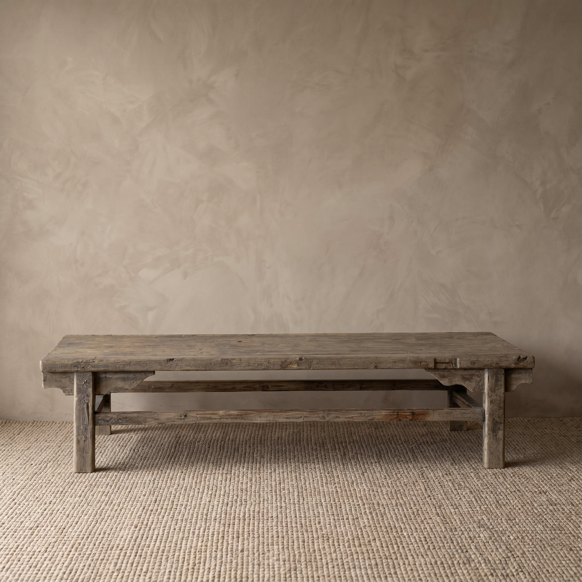 Atelier Real Antique Aged Wood Coffee Table