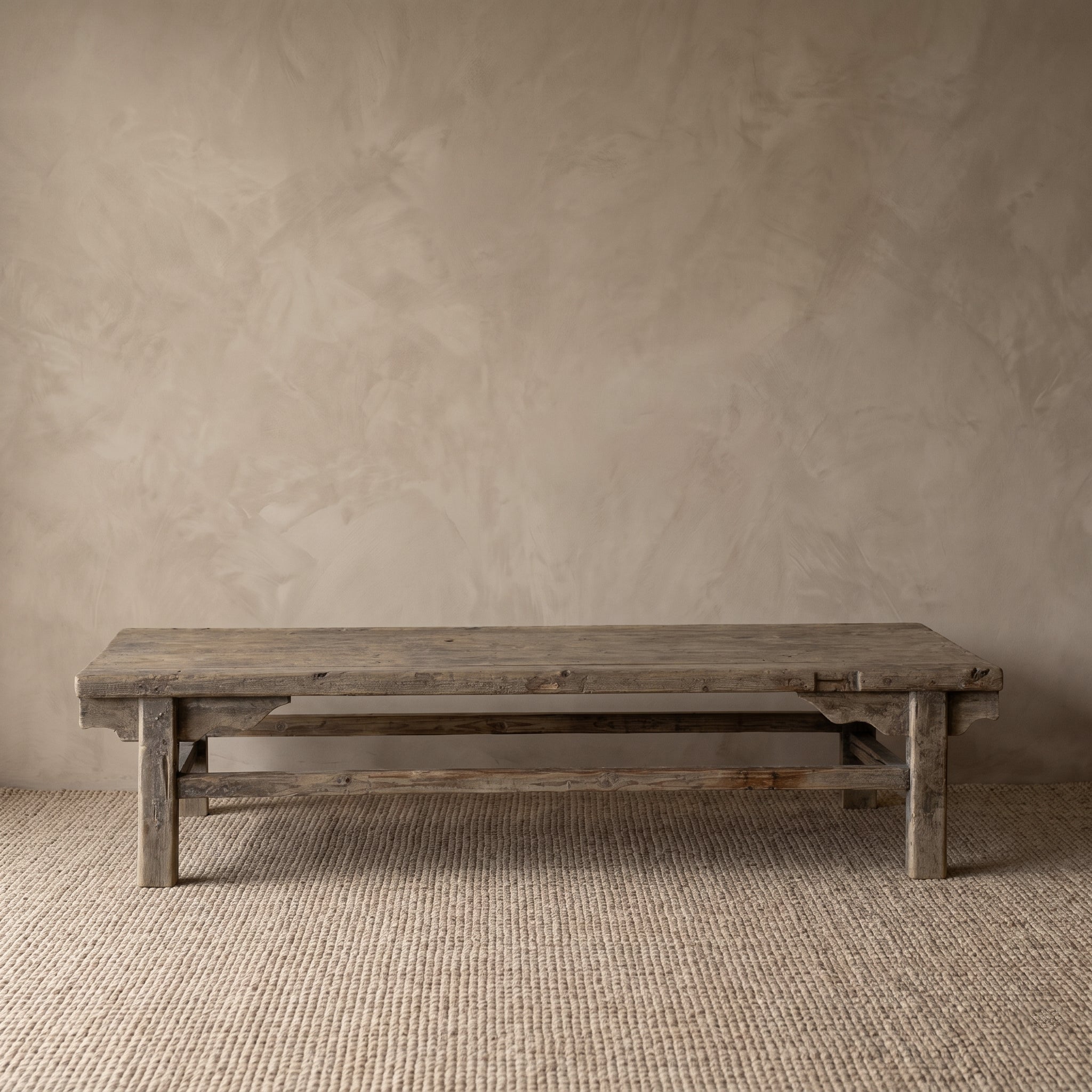 Atelier Real Antique Aged Wood Coffee Table