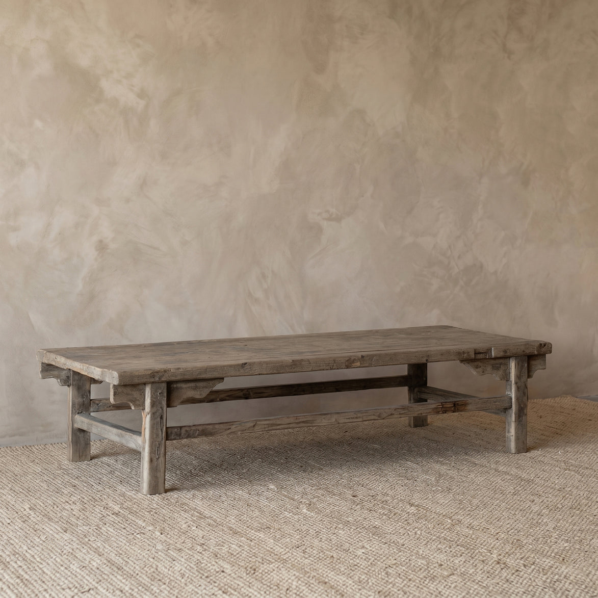 Atelier Real Antique Aged Wood Coffee Table