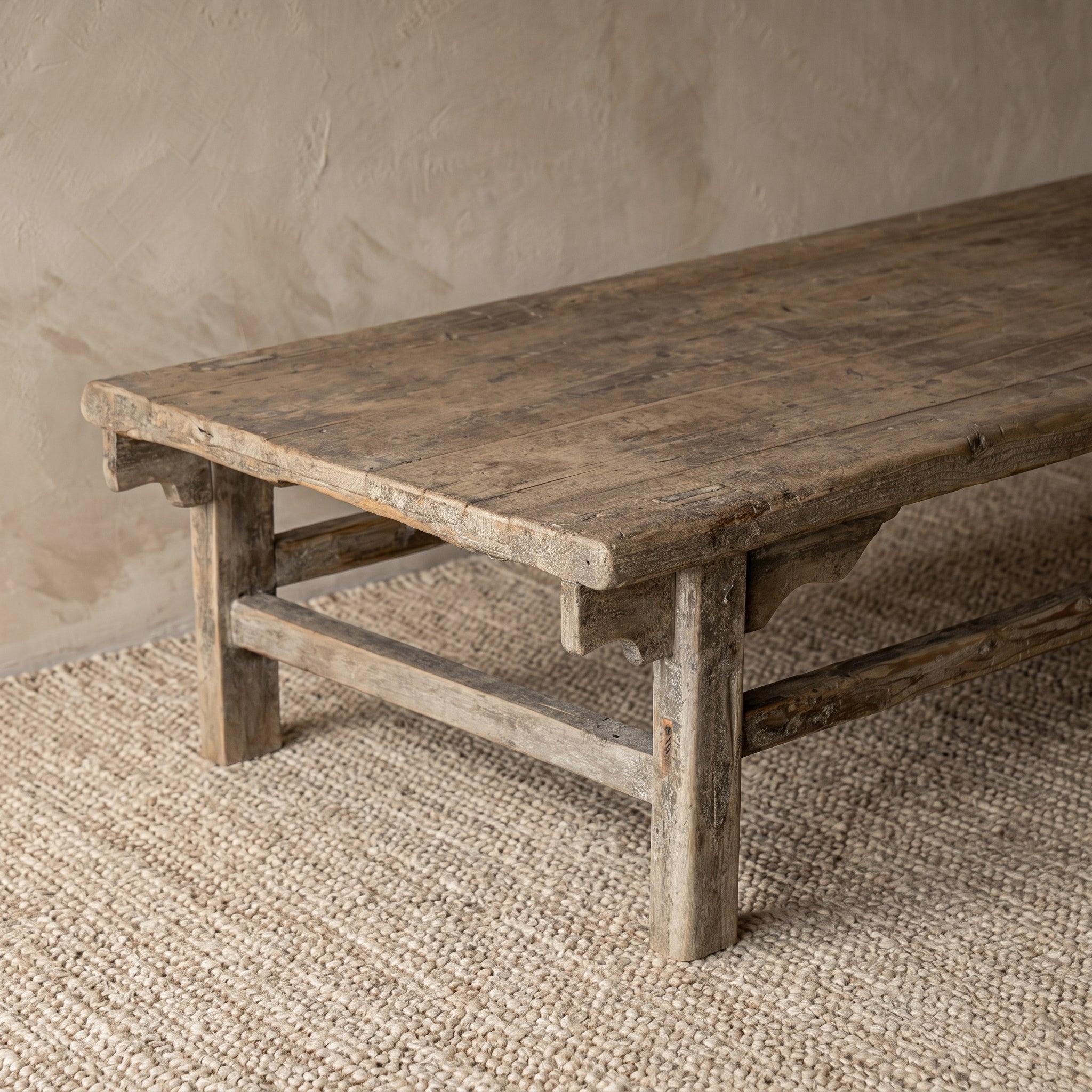 Atelier Real Antique Aged Wood Coffee Table