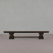 Rustic Real Antique Low Wooden Bench
