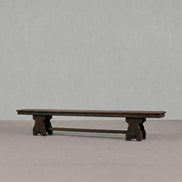 Rustic Real Antique Low Wooden Bench