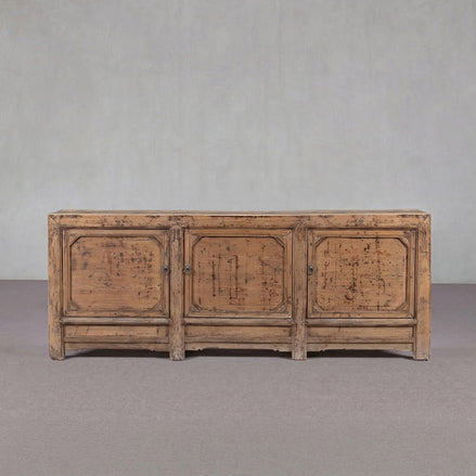 Bastide Distressed Elm Paneled Sideboard