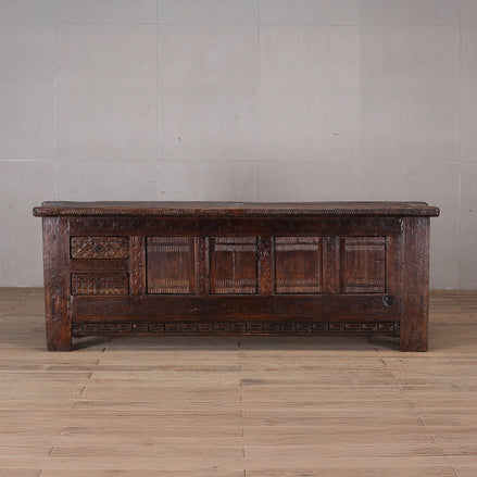 Heritage Carved Solid Wood Antique TV Unit