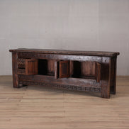 Heritage Carved Solid Wood Antique TV Unit