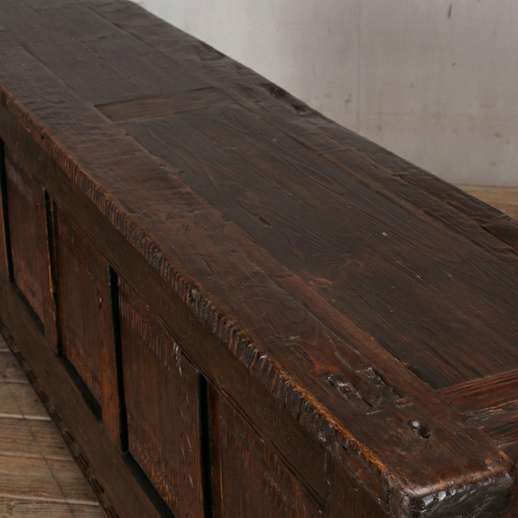 Heritage Carved Solid Wood Antique TV Unit