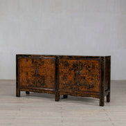 Provence Rustic Elm Long Media Antique Sideboard