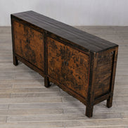 Provence Rustic Elm Long Media Antique Sideboard